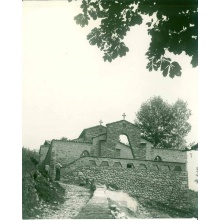 Vista del cimitero di Pagliaro 1949